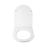Сидіння для унітазу Qtap (Swan, Jay) з мікроліфтом Slim QT1699SC5176W, фото 5