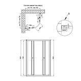 Душевая кабина Qtap Presto CRM1088AP5 80х80, стекло Pear 5 мм, без поддона, фото 2