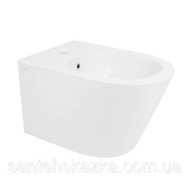 Біде підвісне Qtap Swan 520х360х320 White QT16555378W, фото 1