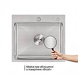 Набір 3 в 1 Lidz кухонна мийка Lidz H5045 3.0/1.0 мм Brush + сушарка + дозатор для миючого засобу, фото 3