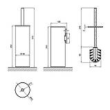 Йоршик для унітазу Qtap Liberty BLM 1150, фото 2