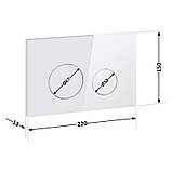 Панель змиву для унітазу Qtap Nest QT0111M11110W, фото 2