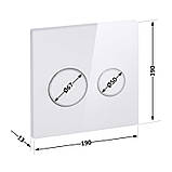 Панель змиву для унітазу Qtap Nest UNI QT0211P01V1176W, фото 2