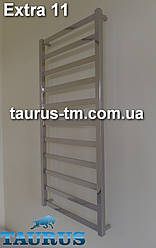 Дизайнерська Нержавіюча сушарка для рушників Extra 11/шириною 500 мм із квадратних труб і прямокутних