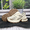 Кросівки жіночі Fashion бежеві еко-шкіра з сіткою 4784, фото 6