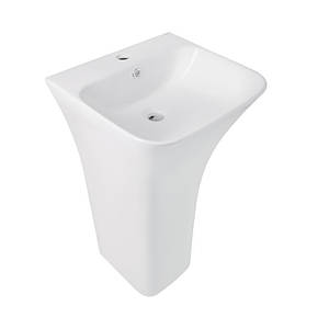 Раковина для підлоги моноблок Qtap Crow 450x435x835 White QT0511G315W