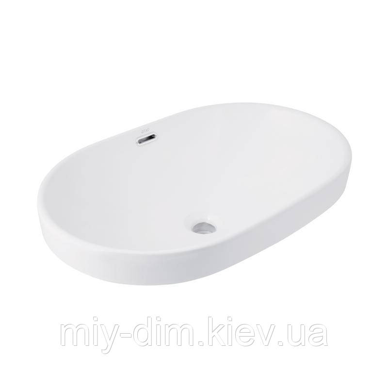 Раковина Qtap Leo 610x405x185 White QT11118014W