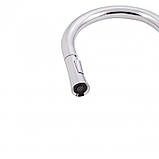 Змішувач для кухні Qtap Evicka 9135103UC з висувним виливом, фото 6