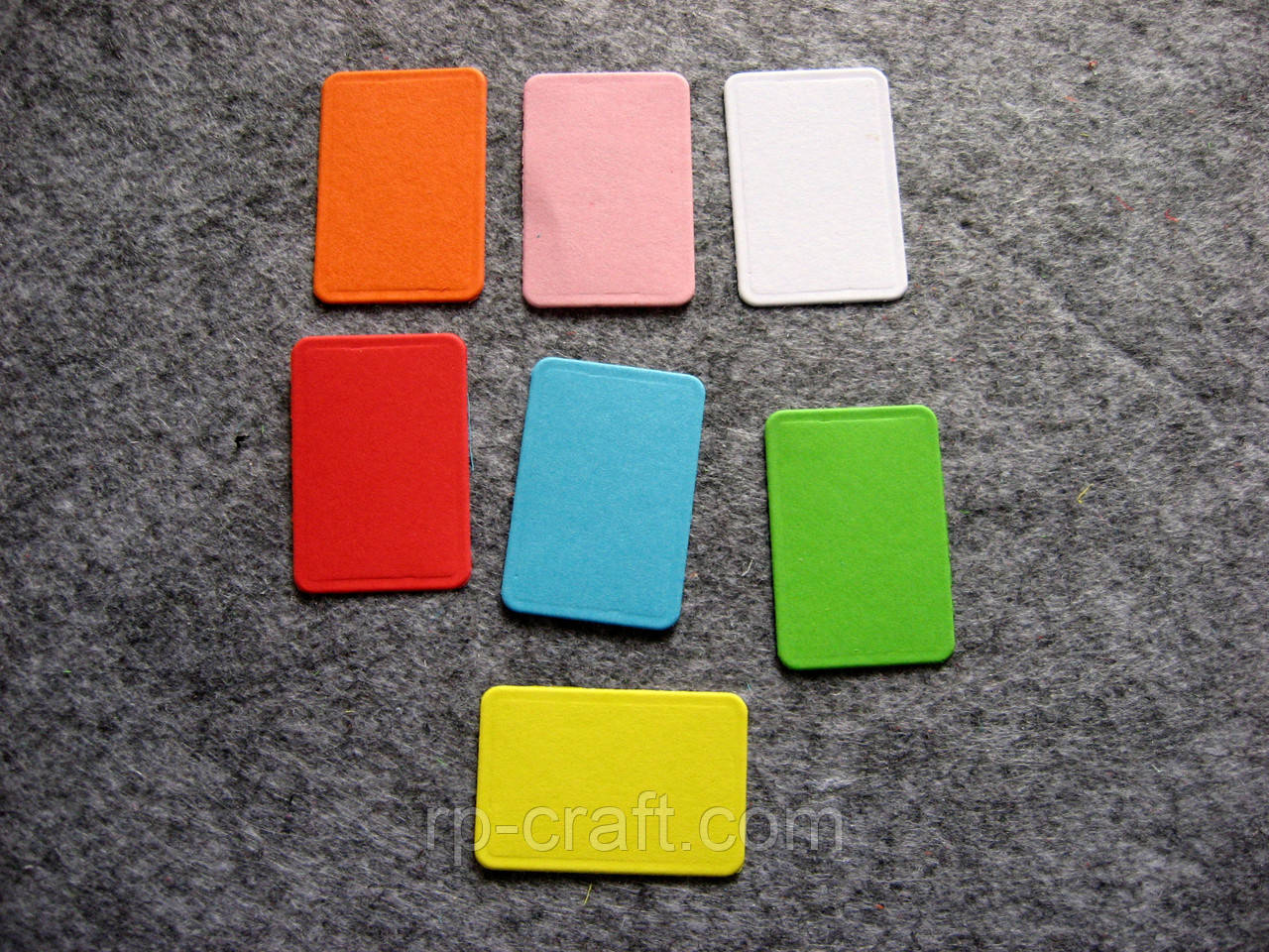 Вирубка з картону.  Прямокутник 23х34 мм, фото 1