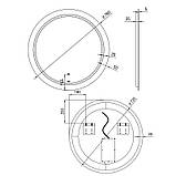 Дзеркало Qtap Jay R780 з LED-підсвічуванням QT0778250378W, фото 2
