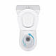 Унітаз підлоговий Qtap Robin New Ultra Quiet безобідковий з сидінням Soft-close WHITE QT13226083AW, фото 7