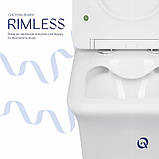 Унітаз-компакт Qtap Kalao безободковый з сидінням Soft-close QT08221213AW, фото 5