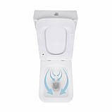 Унітаз-компакт Qtap Kalao безободковый з сидінням Soft-close QT08221213AW, фото 6