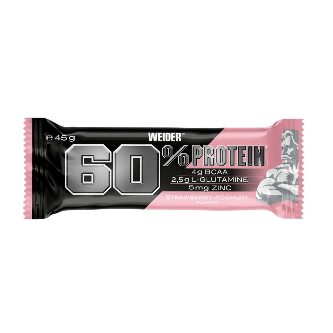 60% Protein Bar - 24x45g Satrawberry Yoghurt (До 04.25)