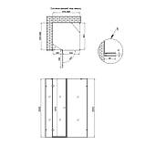 Душевая квадратная кабина  Capricorn 90см Qtap распашная на мелком поддоне с прозрачным стеклом, фото 2