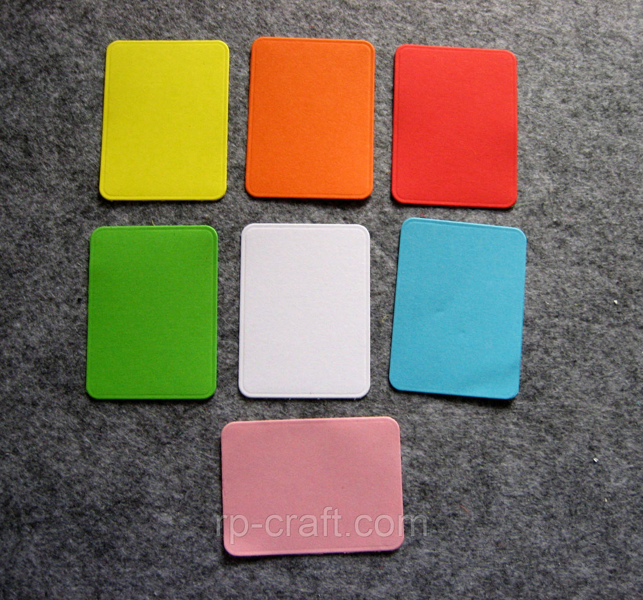 Вирубка з картону.  Прямокутник 47х63 мм, фото 1