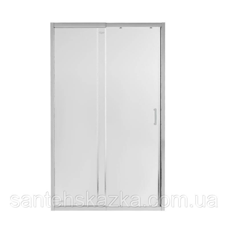 Душевая дверь в нишу Qtap Taurus CRM2013-14.C6 130-140x185 см, стекло Clear 6 мм, покрытие CalcLess, фото 1