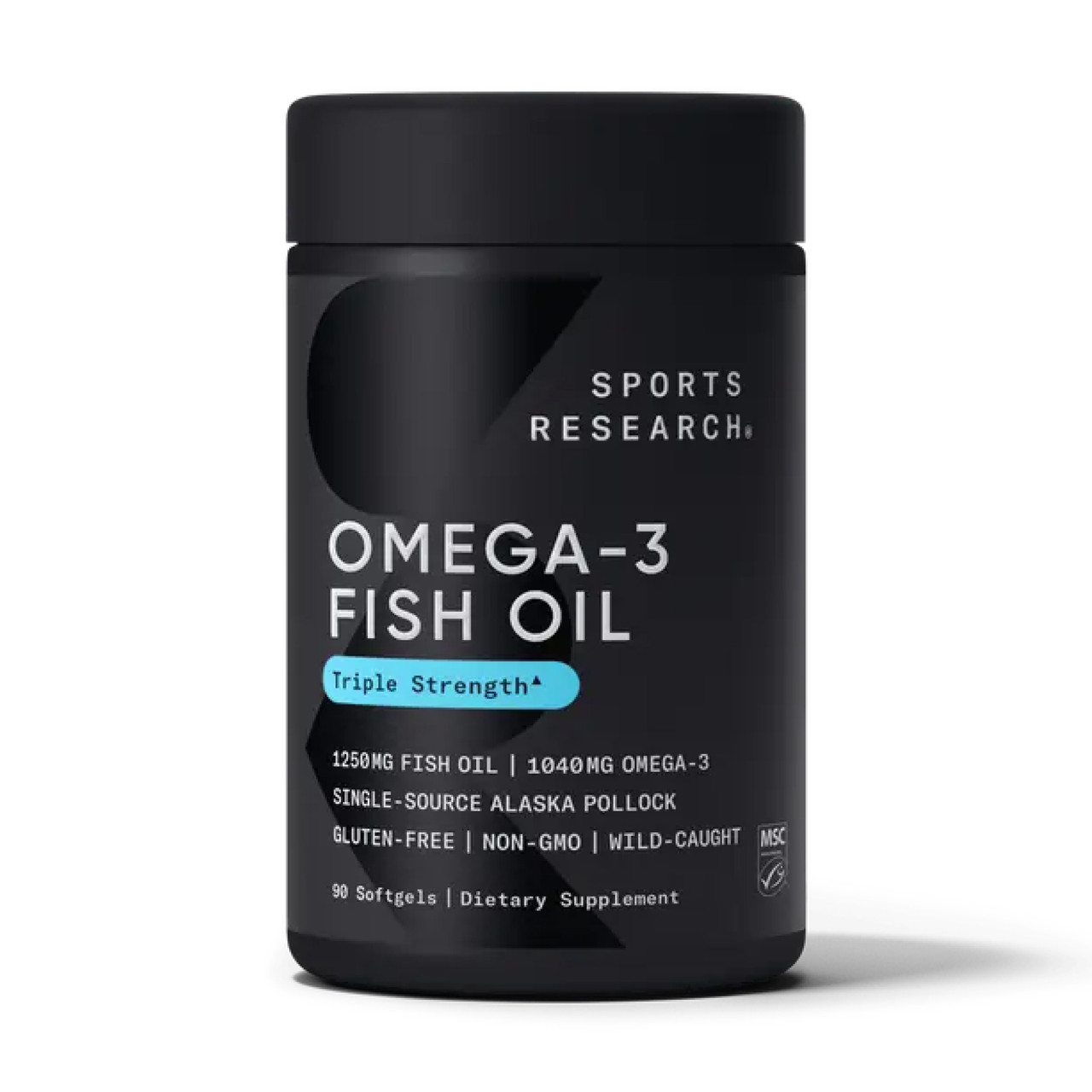 Omega-3 Fish Oil Alaska Pollock 1250mg - 90 softgels (Затерта дата)