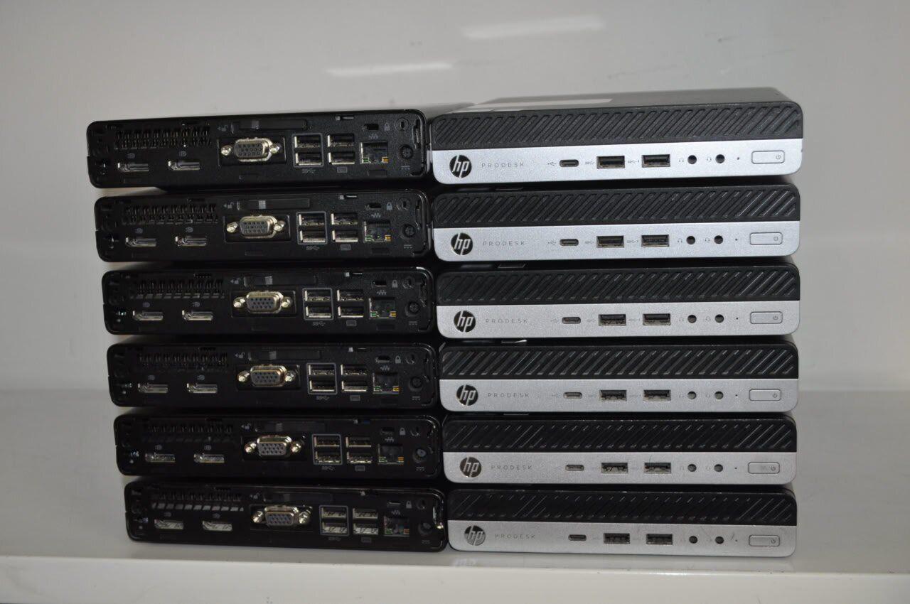 Б/в Неттоп HP ProDesk 600 G3 Mini PC USFF| Core i3-7100T| 8 GB RAM| 240 GB SSD| HD 630