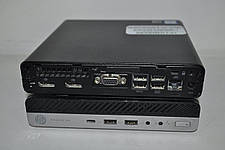 Б/в Неттоп HP ProDesk 600 G3 Mini PC USFF| Core i3-7100T| 16 GB RAM| 240 GB SSD + 240 GB SSD| HD 630, фото 3