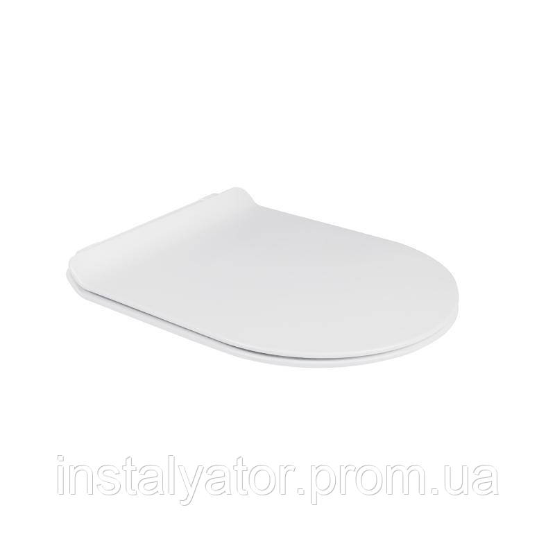Сидіння для унітаза Qtap Presto з мікроліфтом Slim QT26991217AW
