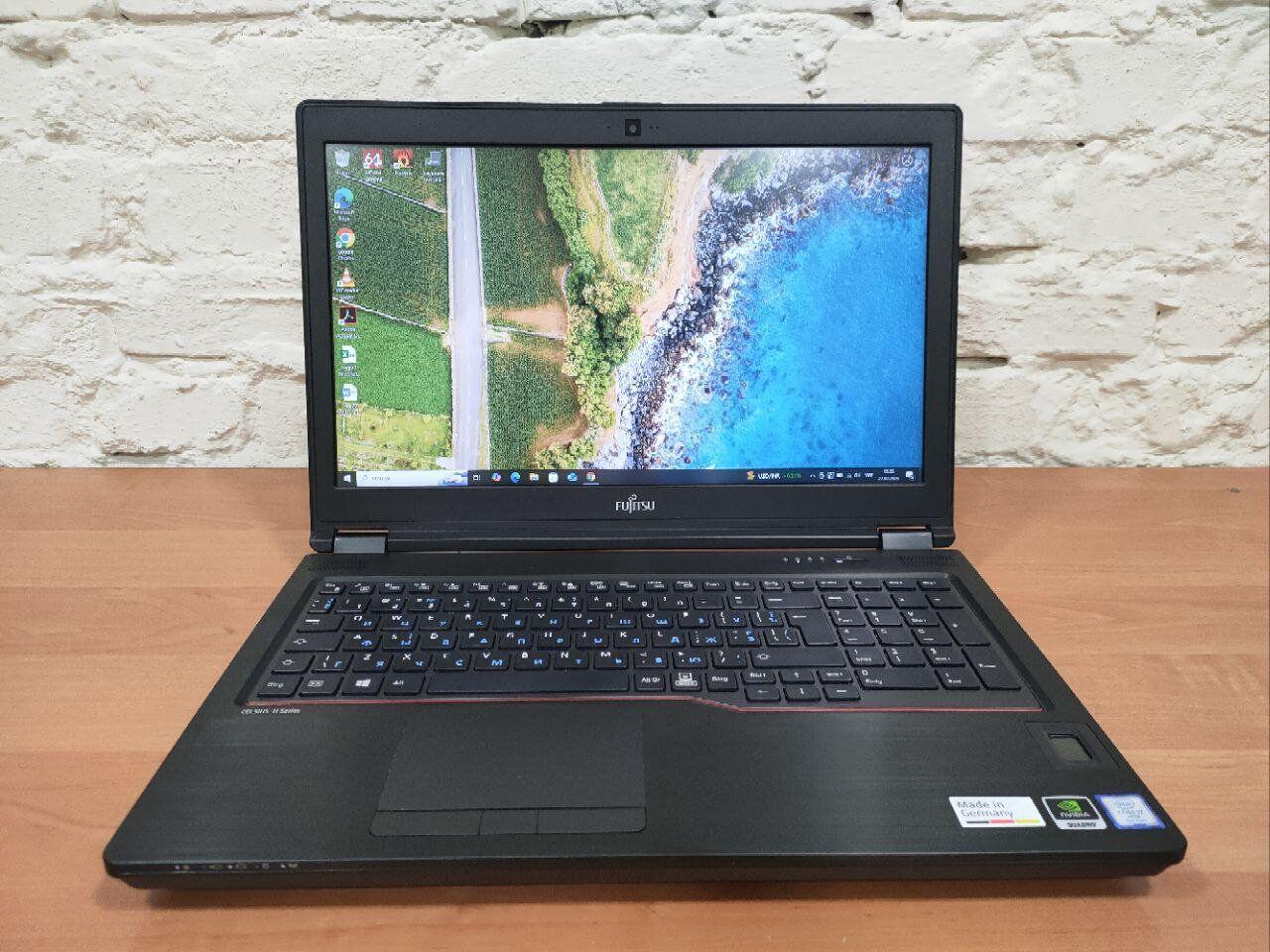 Б/в Ноутбук Fujitsu Celsius H780 15.6" 1920x1080| Core i7-8750H| 32 GB RAM| 480 GB SSD| Quadro P2000 4GB