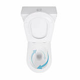Унітаз-компакт Qtap Scorpio безобідковий Ultra Quiet із сидінням Soft-close QT14222125AUQW, фото 6
