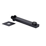 Вилив для систем прихованого монтажу Qtap Vytok 180 мм прямокутний QTVYT246BLM45933 Black Matt, фото 4