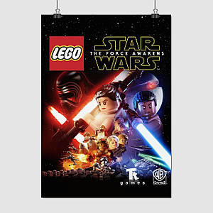 Плакат "Зоряні Війни: Пробудження Сили, Star Wars", 60×43см