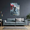 Плакат "Тор: Царство темряви, з молотом в стрибку, Thor 2: Dark World (2013)", 60×43см, фото 8