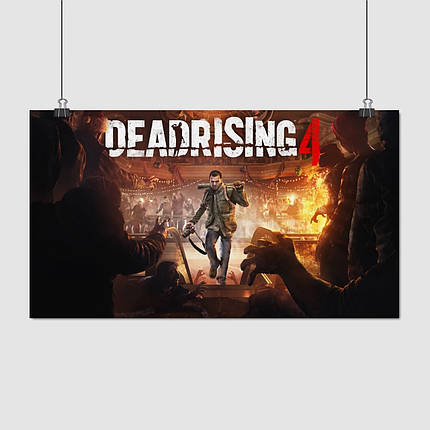 Плакат "Повстання мерців 4, Dead Rising 4", 34×60см, фото 1