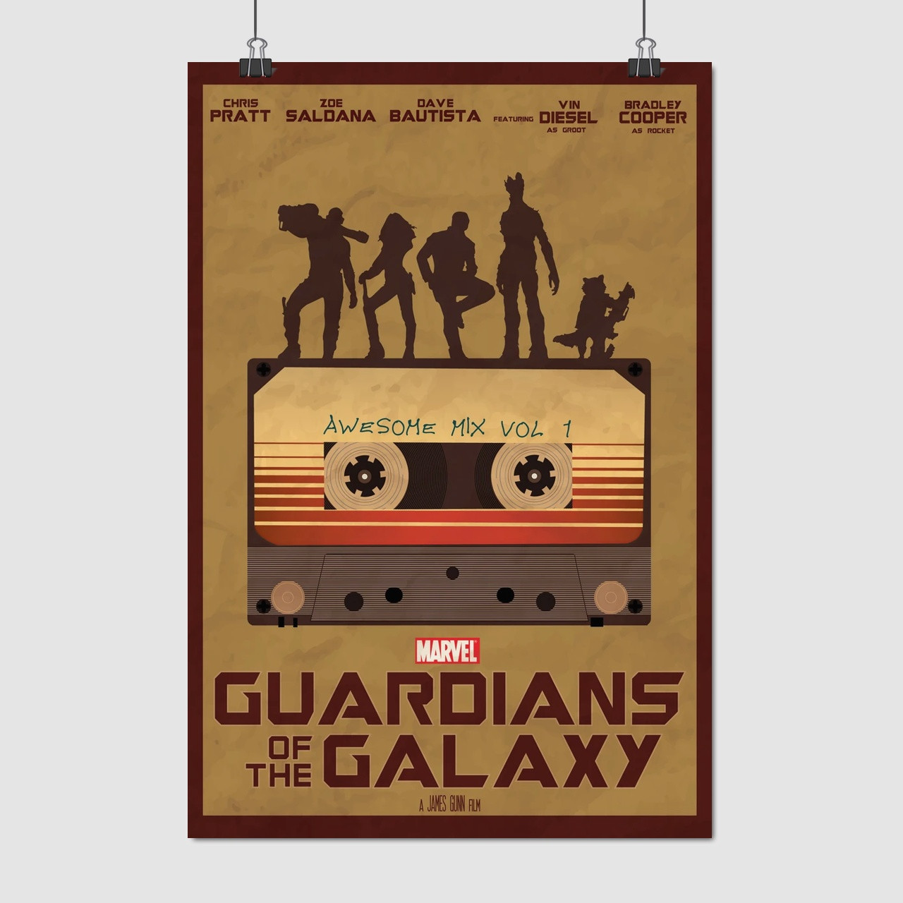 Плакат "Вартові Галактики, Guardians of the Galaxy", 60×41см