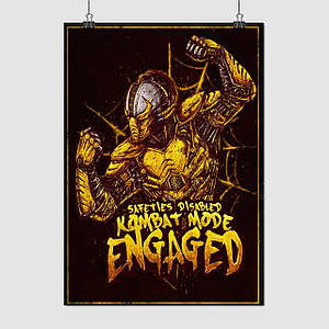 Плакат "Мортал Комбат, Сайракс, Mortal Kombat, Cyrax", 60×43см