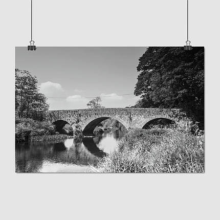 Плакат "Ірландія, арочний міст через річку", 40×60см, фото 1