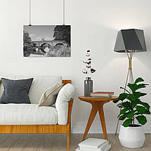 Плакат "Ірландія, арочний міст через річку", 40×60см, фото 4