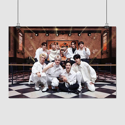 Плакат "Stray Kids, SKZ, k-pop kpop", 40×60см, фото 1