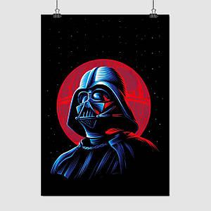 Плакат "Дарт Вейдер, Зоряні Війни, Darth Vader, Star Wars", 60×43см