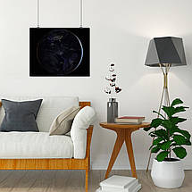 Плакат "Земля з космосу, нічний бік, Earth", 48×60см, фото 4