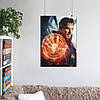 Плакат "Доктор Стрендж, Камбербетч, стилізація, Doctor Strange", 60×43см, фото 6