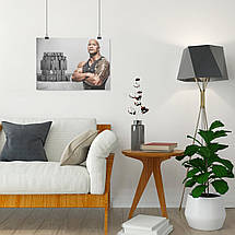 Плакат "Двейн Джонсон (Скеля), Dwayne Johnson (The Rock)", 43×60см, фото 5