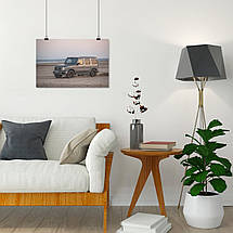 Плакат "Мерседес Гелендваген, Гелік, Mercedes-Benz Gelandewagen, G-Wagen", 40×60см, фото 4