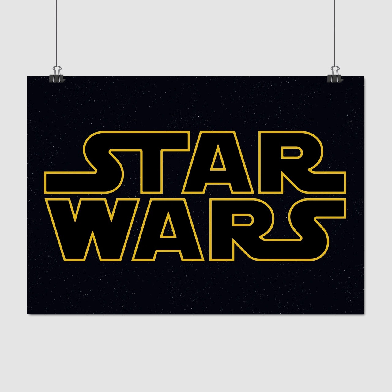 Плакат "Зоряні Війни, лого, Star Wars", 43×60см