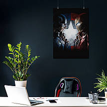 Плакат "Перший месник: Протистояння, Captain America (2016)", 60×43см, фото 4