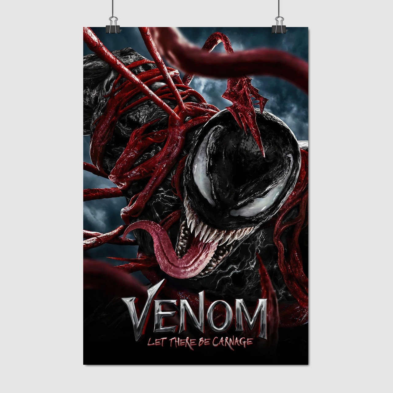 Плакат "Веном 2: Карнаж, Venom: Let There Be Carnage", 60×40см