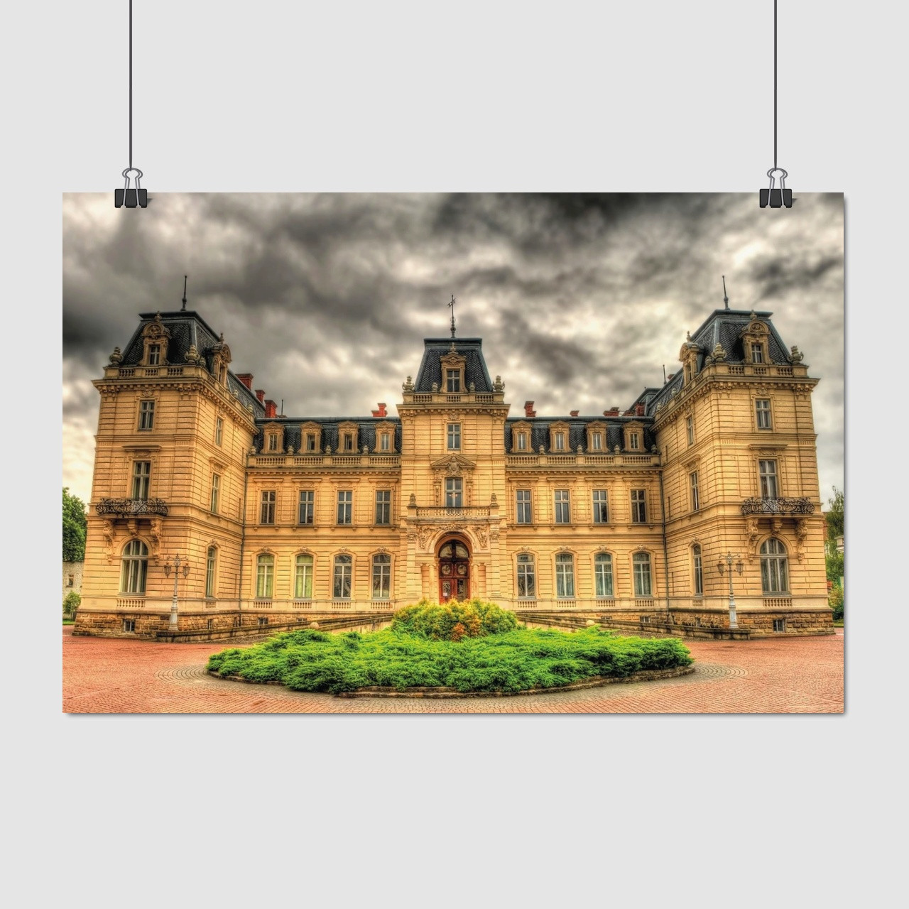 Плакат "Львів, Палац Потоцьких, Lviv", 40×60см