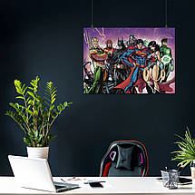 Плакат "Ліга Справедливості, Justice League (2017)", 43×60см, фото 4