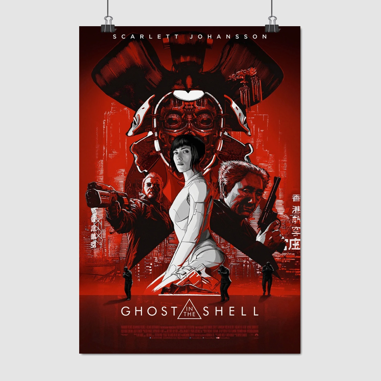 Плакат "Привид у латах, Ghost In The Shell", 60×41см