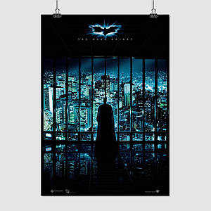 Плакат "Темний лицар, The Dark Knight (2008)", 60×43см