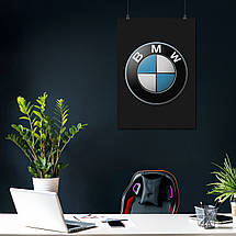 Плакат "Лого BMW", 60×43см, фото 3