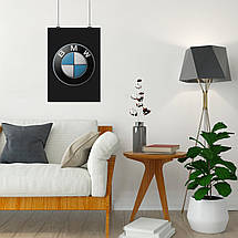 Плакат "Лого BMW", 60×43см, фото 4